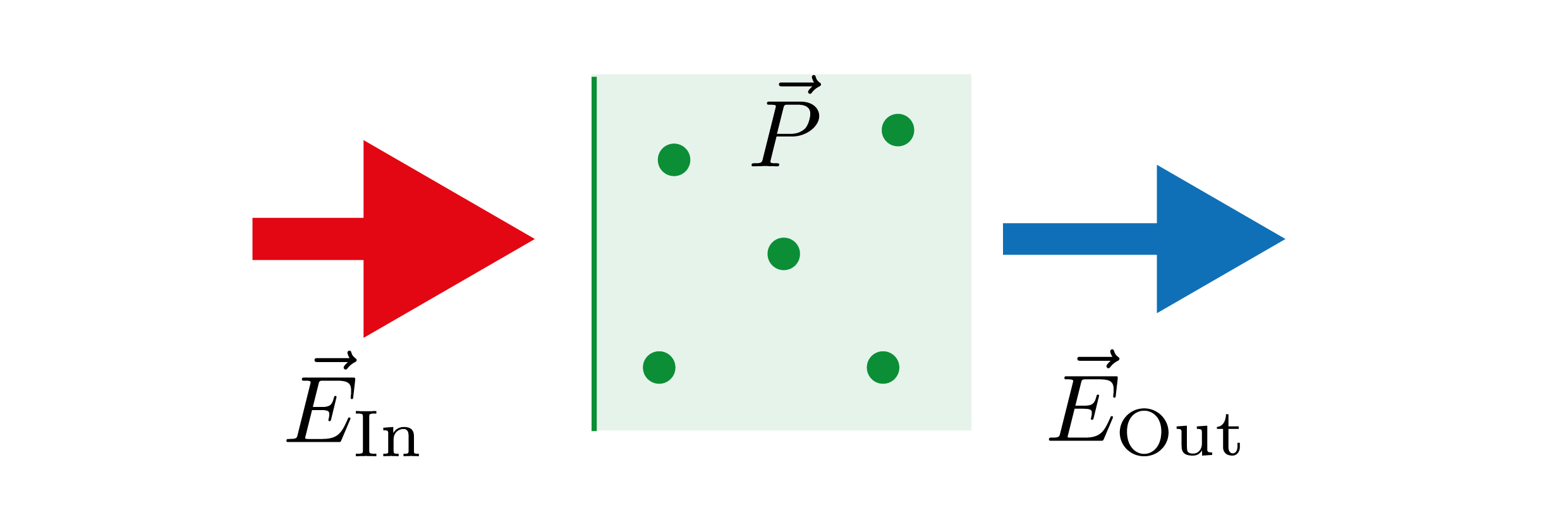 Propagation of a light field through a dielectric medium